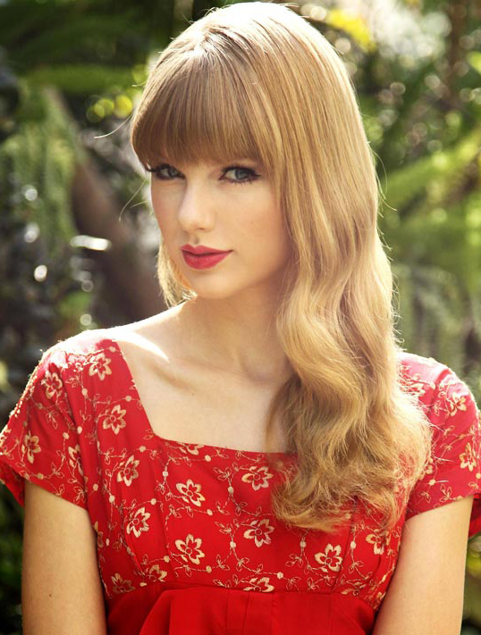 18" With Bangs Synthetic Designed Taylor Swift Wigs